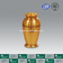 LUXES métal Flower Pot urnes pour urnes d’incinération or couleur cendre